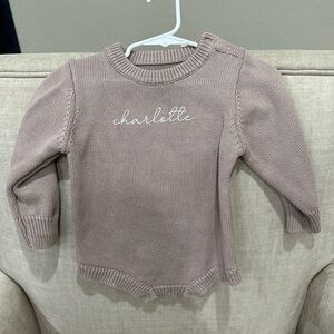 Charlotte Caden Lane sweater.  6-12 months.